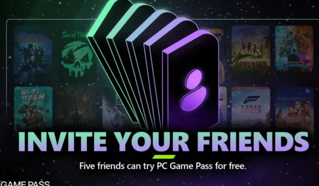 Cómo invitar a amigos para una referencia de Xbox Game Pass