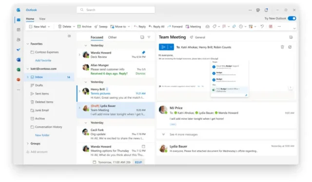 Microsoft is nu “de timing opnieuw aan het evalueren” voor het dumpen van Mail, Agenda-apps met nieuwe Outlook