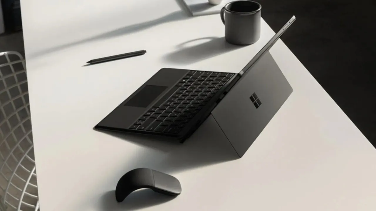 Um Surface Pro 6 preto