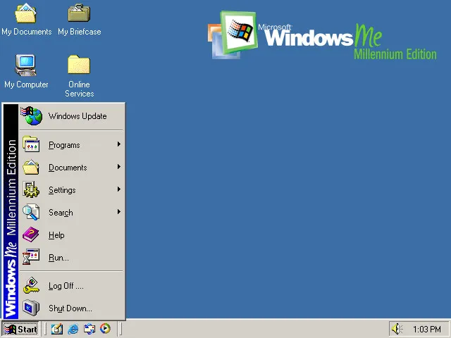 Windows me-bureaublad