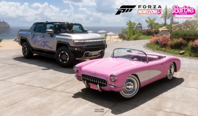 Não é brincadeira: os jogadores do Forza Horizon 5 podem baixar e dirigir dois carros de filmes da Barbie grátis