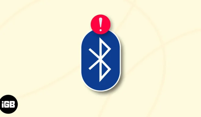Bluetooth ne fonctionne pas sur iPhone ou iPad ? 7 façons d’y remédier !