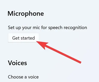 Audio a texto Configuración del micrófono