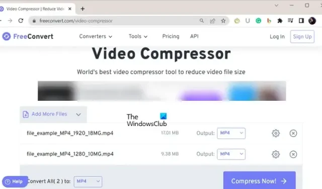 Hoe video’s batchgewijs comprimeren in Windows 11/10?