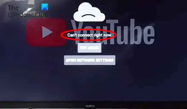 O YouTube não pode se conectar agora [Corrigir]