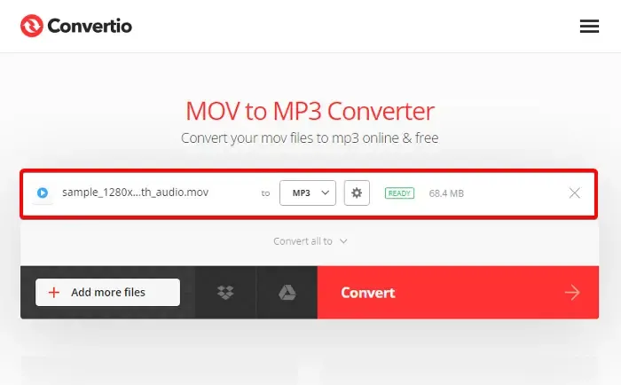 Kostenlose MOV-zu-MP3-Konverter-Tools für PC