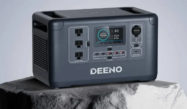 DEENO X1500 ポータブルパワーステーション レビュー