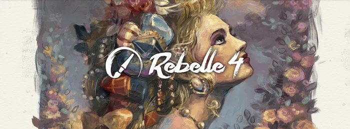 De homepage van Rebelle.