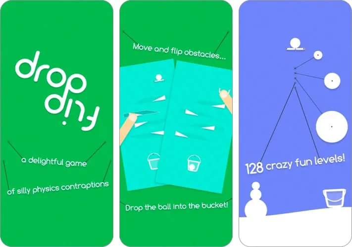 Drop Flip 最高のオフライン iPhone ゲーム