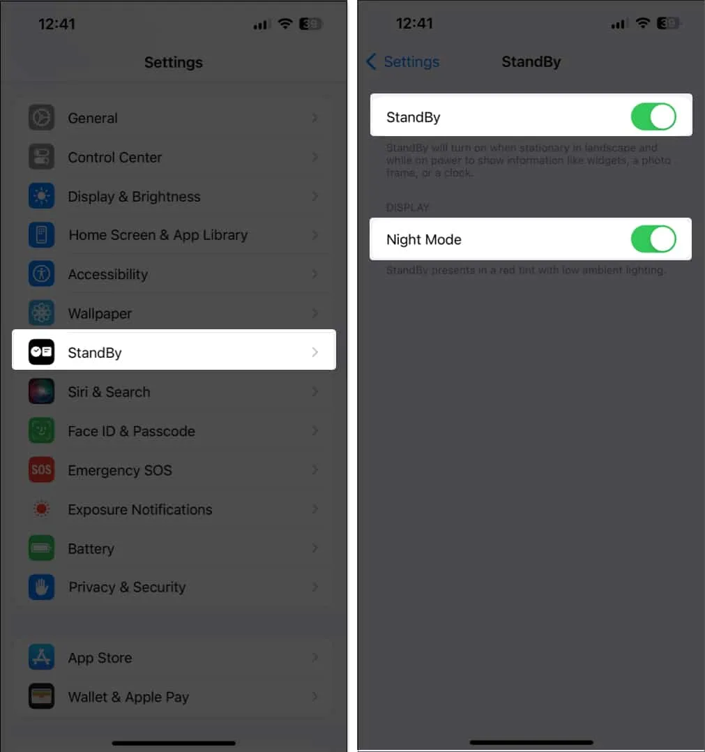 abilitare e utilizzare la modalità Standby in iOS 17
