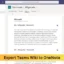 Comment exporter Teams Wiki vers OneNote