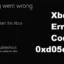 0xd05e0126 Xboxエラーコードを修正