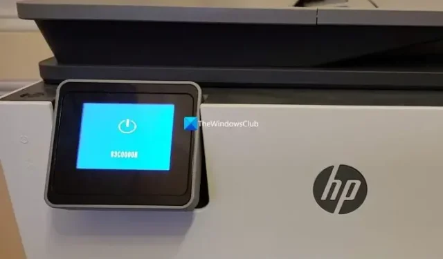 Corrigir o erro da impressora HP 83C0000B