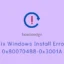 Windows のインストールまたはアップグレード エラー 0x800704B8 – 0x3001A を修正する