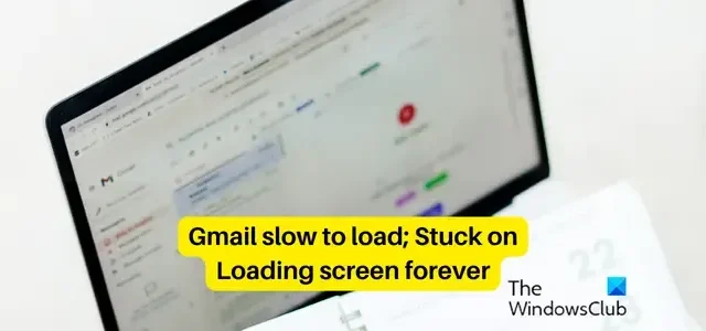 Gmail wolno się ładuje; Utknął na ekranie ładowania na zawsze