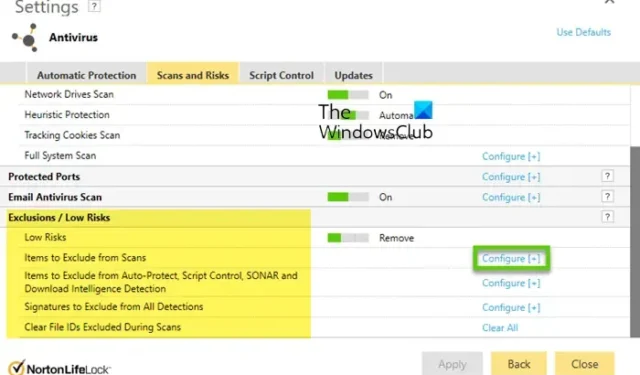 Windows 11 のウイルス対策例外リストにファイルまたはフォルダーを追加する方法
