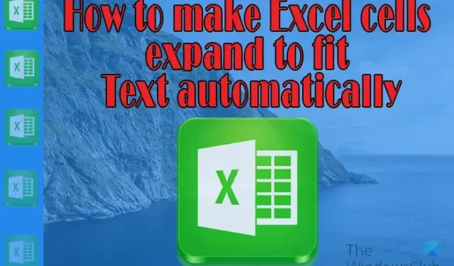 Como fazer com que as células do Excel se expandam para caber no texto automaticamente