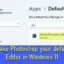 Come impostare Photoshop come editor di immagini predefinito in Windows 11/10