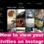 Como ver sua atividade no Instagram