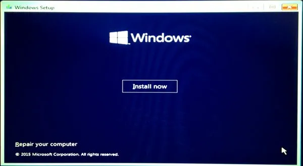 Installeer Windows op SSD