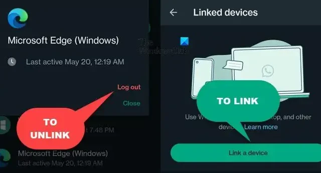 WhatsApp Web of Desktop synchroniseert niet