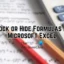 Cómo bloquear, desbloquear u ocultar fórmulas en Excel