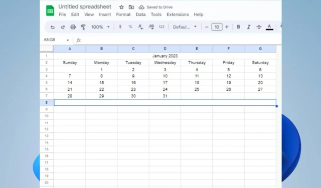 Créez un calendrier dans Google Sheets en seulement 3 étapes faciles
