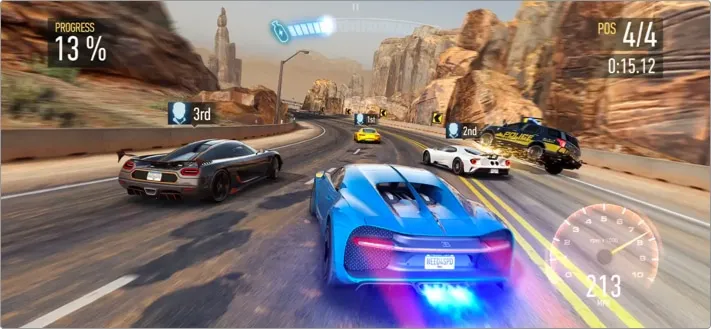 Need for Speed ​​No Limits beste offline iPhone-game