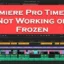 Premiere Pro-tijdlijn werkt niet of is vastgelopen [repareren]