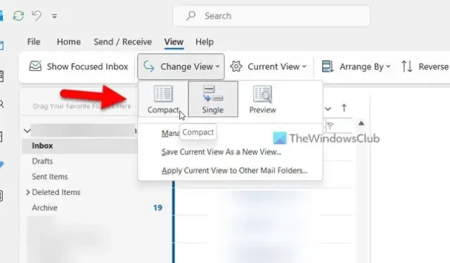 Hoe de Outlook-weergave terug te zetten naar de standaardinstellingen op een Windows-pc