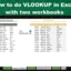 Excelで2つのシートでVLOOKUPを行う方法