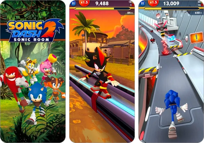 Sonic Dash 2- Sonic Boom beste offline iPhone-game