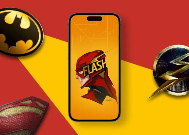 De Flash artistieke HD iPhone wallpaper