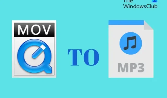 Meilleurs outils gratuits de conversion MOV en MP3 pour PC