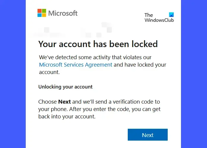 Déverrouillez votre compte Microsoft avec un code de sécurité