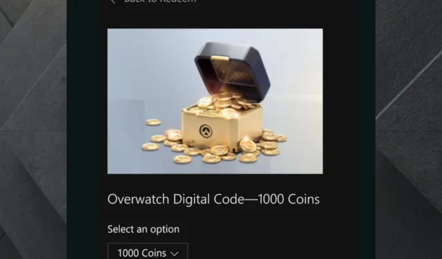 Les pièces Overwatch sont de retour sur Microsoft Rewards