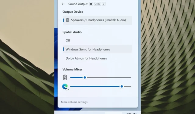 Come abilitare il nuovo mixer del volume su Windows 11