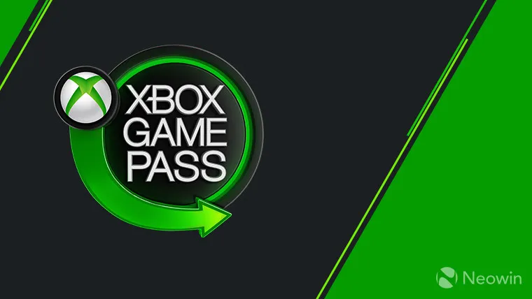 緑と黒の背景に Xbox Game Pass のロゴ