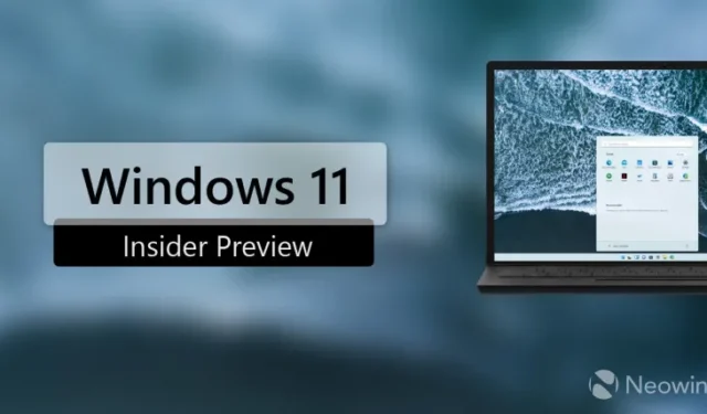 Windows 11 빌드 23511은 스냅 레이아웃을 수정하고 여러 시작 메뉴 변경 사항을 추가하는 등