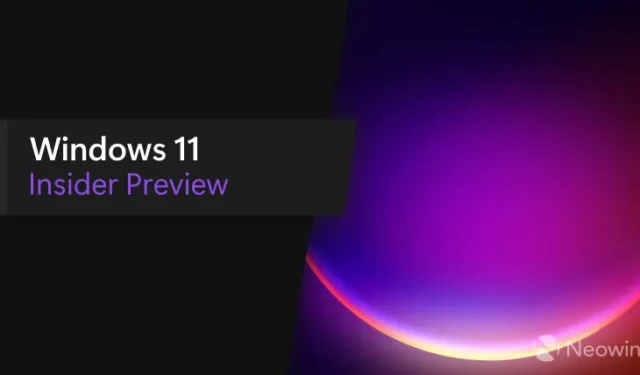 Windows 11 Insider Canary Preview Build 25915 aggiunge alcune funzionalità di Dev Channel e altro ancora