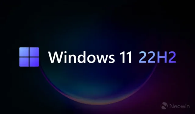 KB5027318: Microsoft lançou atualização dinâmica crítica para melhorar a configuração do Windows 11 2H2, WinRE