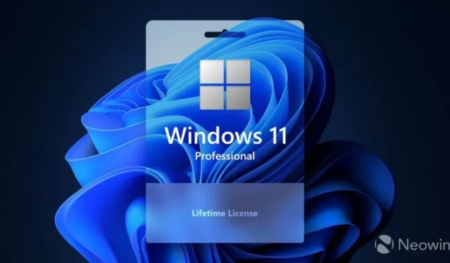 Téléchargez Microsoft Windows 11 Pro pour jusqu’à trois appareils pour seulement 39,97 $