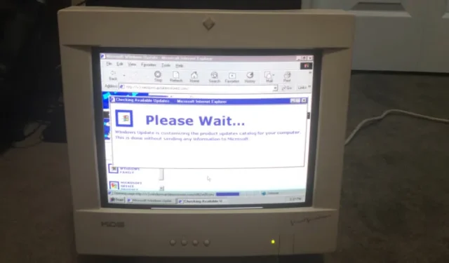 Auf der Website „Windows Update Restored“ können Sie Ihre alten Windows 95- und Windows 98-PCs aktualisieren