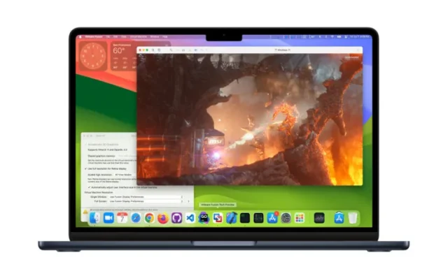 VMware porta l’accelerazione 3D completa per Windows 11 sui Mac Apple Silicon