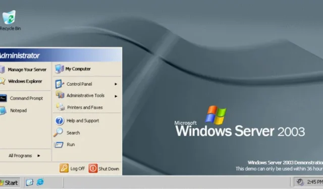 Microsoft ha smesso di supportare Windows Server 2003 8 anni fa oggi