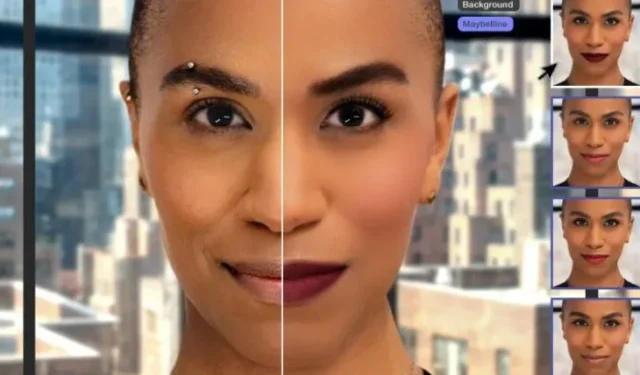 Os usuários de videochamadas do Microsoft Teams agora podem acessar looks de maquiagem virtual da Maybelline