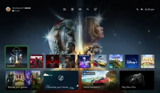 A Microsoft finalmente começa a lançar sua nova e aprimorada experiência doméstica do Xbox