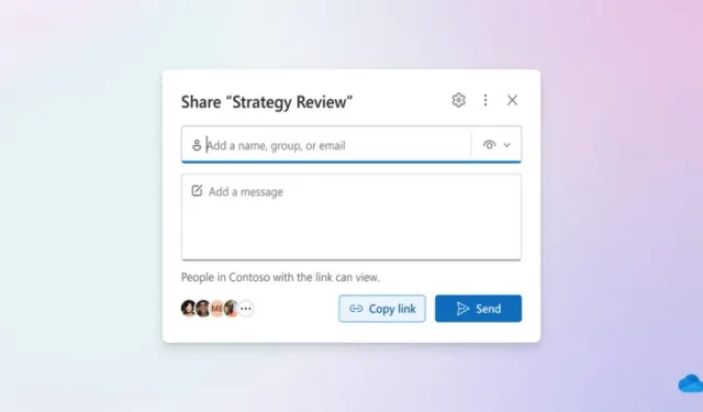 Uma nova experiência de Compartilhamento Simplificado agora está disponível nos aplicativos e plataformas do Microsoft 365