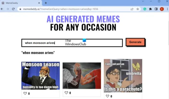 Meilleurs outils gratuits de générateur de mèmes basés sur l’IA