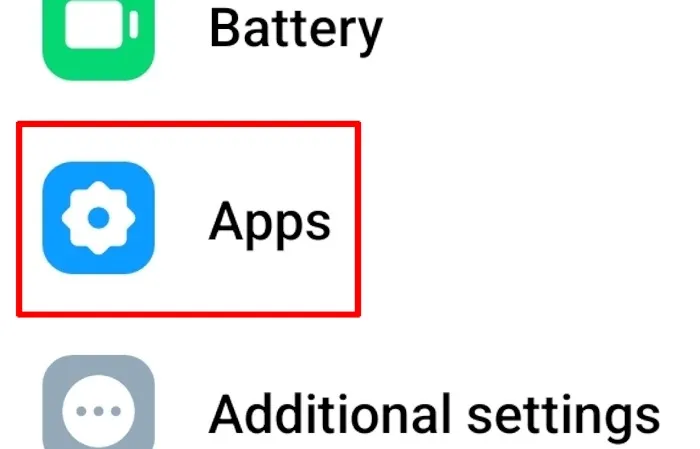 App Impostazioni Android